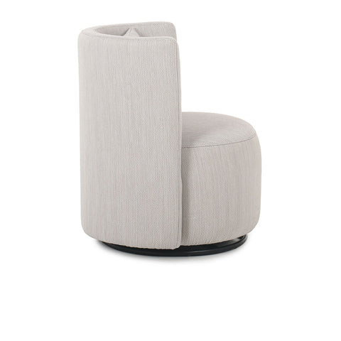 Classic Home Kai Outdoor Swivel Accent Chair Light Gray Model 53051540