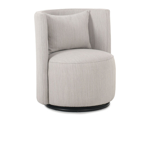 Classic Home Kai Outdoor Swivel Accent Chair Light Gray Model 53051540