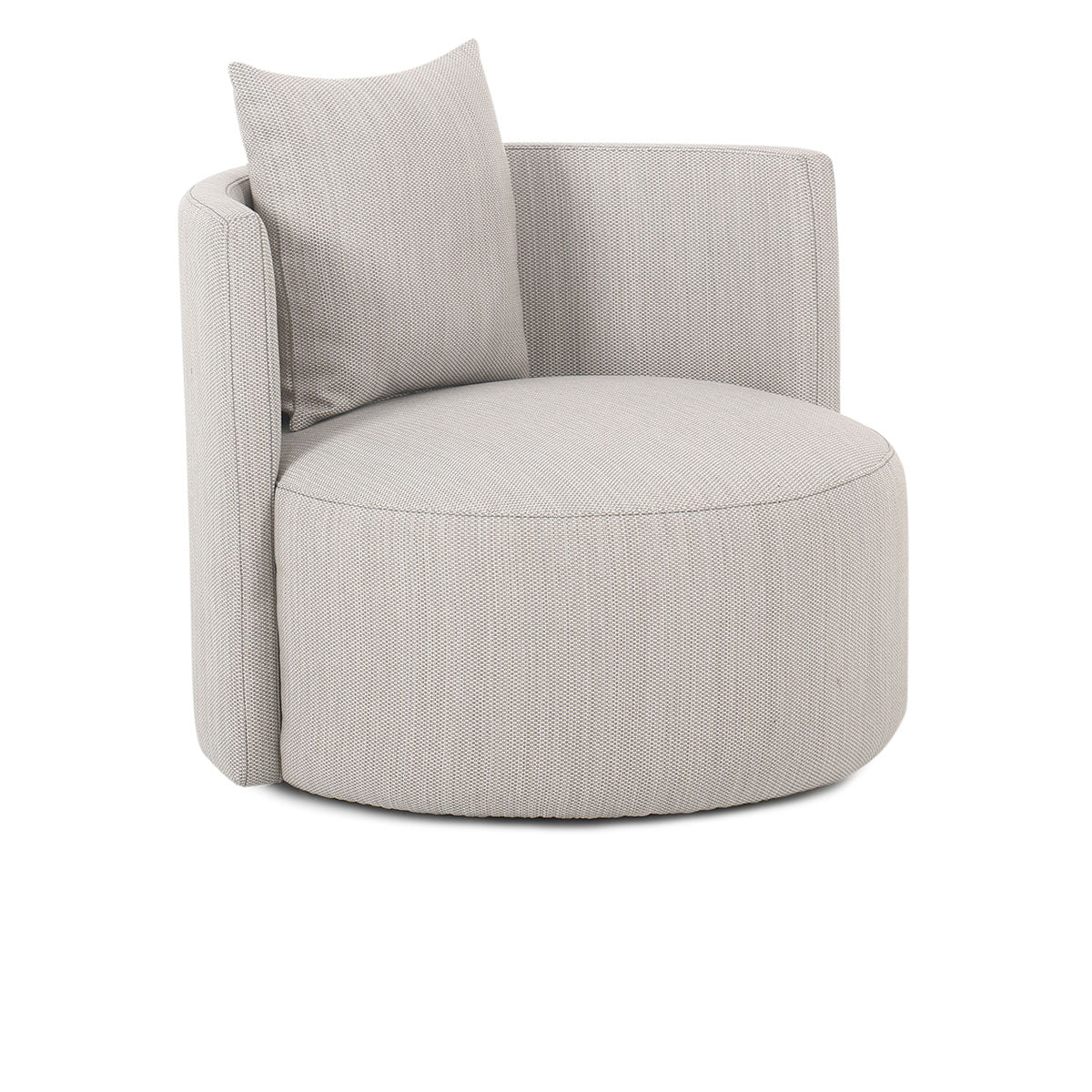 Classic Home Kai Outdoor Swivel Lounge Chair Light Gray Model 53051542