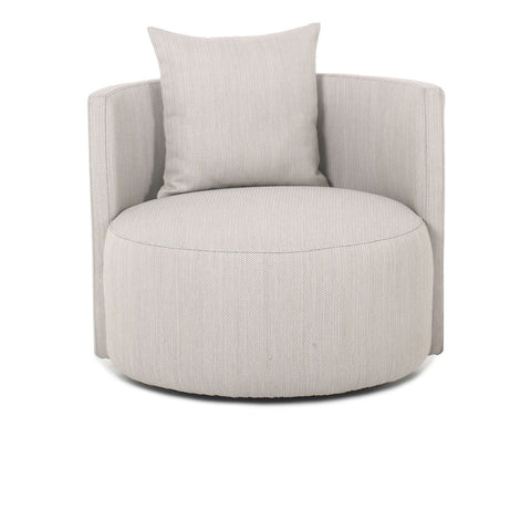 Classic Home Kai Outdoor Swivel Lounge Chair Light Gray Model 53051542