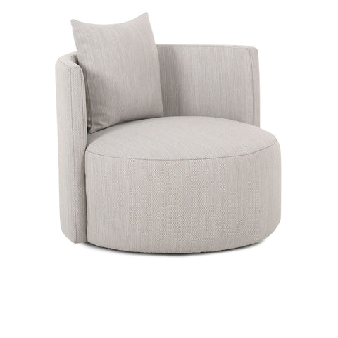 Classic Home Kai Outdoor Swivel Lounge Chair Light Gray Model 53051542