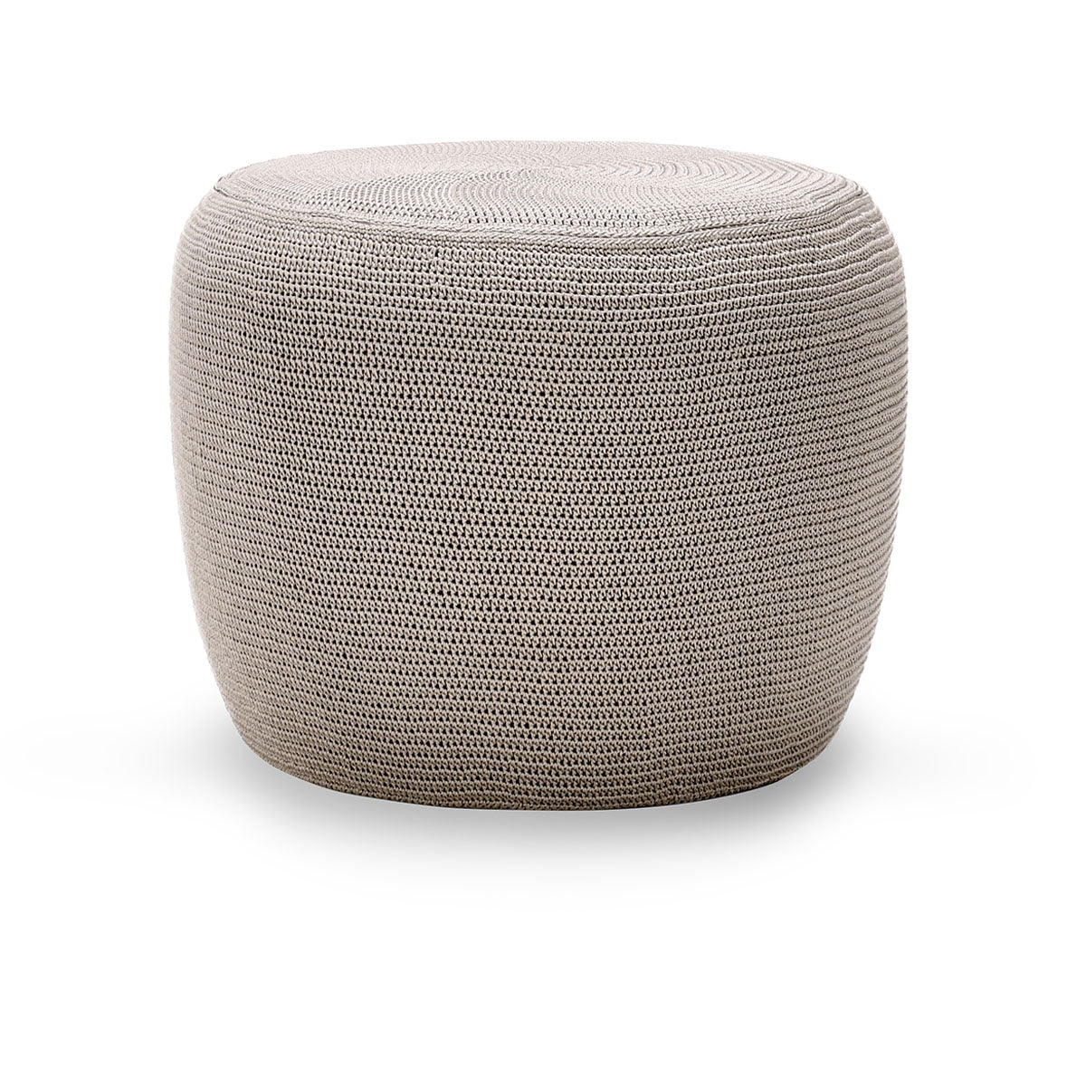 Classic Home Mia 21" Outdoor Pouf Taupe Model 53051579