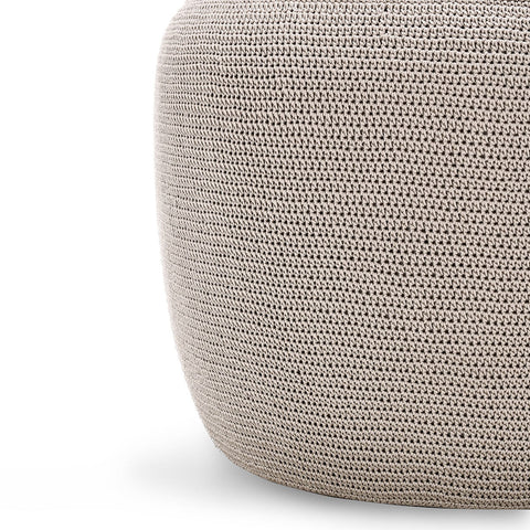 Classic Home Mia 21" Outdoor Pouf Taupe Model 53051579