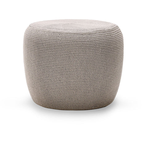 Classic Home Mia 21" Outdoor Pouf Taupe Model 53051579