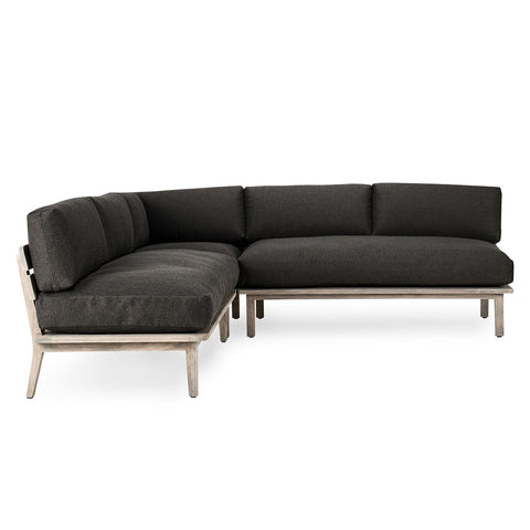 Classic Home Podium 3Pc Outdoor Sectional Charcoal Model 53051584