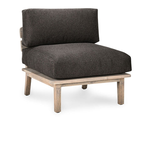 Classic Home Podium Outdoor Armless Chair Charcoal Model 53051584CTR