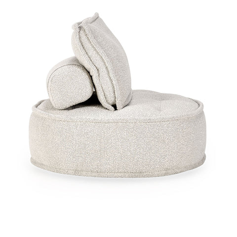 Classic Home Element Swivel Round Lounge Chair Beige Model 53051606