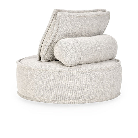 Classic Home Element Swivel Round Lounge Chair Beige Model 53051606