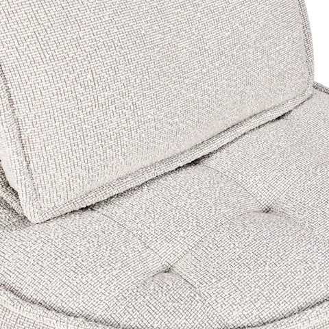 Classic Home Element Swivel Round Lounge Chair Beige Model 53051606