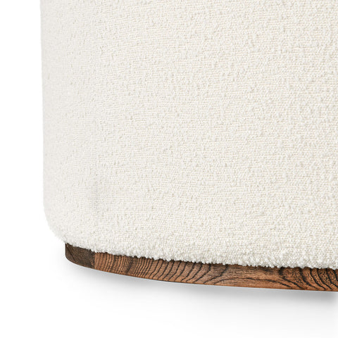 Classic Home Theo 36" Ottoman Ivory Model 53051611