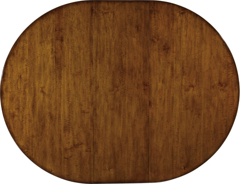 Hooker Furniture Casual Dining Tynecastle Round Pedestal Dining Table with One 18'' Leaf