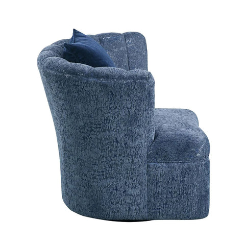 Kaffir Blue Fabric Chair Model 53272 By ACME Furniture