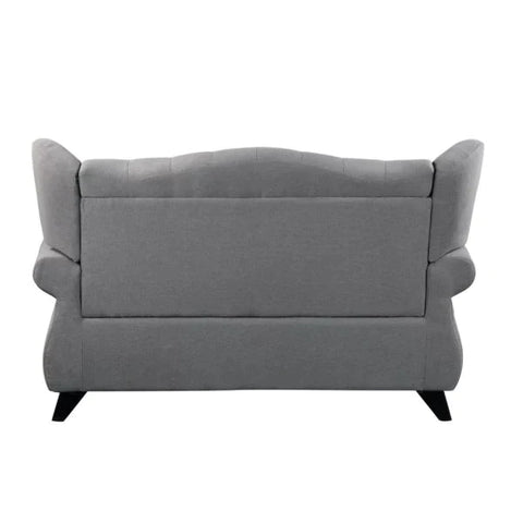 Hannes Gray Fabric Loveseat Model 53281 By ACME Furniture