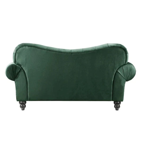 Iberis Green Velvet Loveseat Model 53402 By ACME Furniture