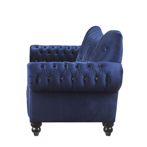 ACME Iberis Navy Velvet Iberis Sofa Model 53405