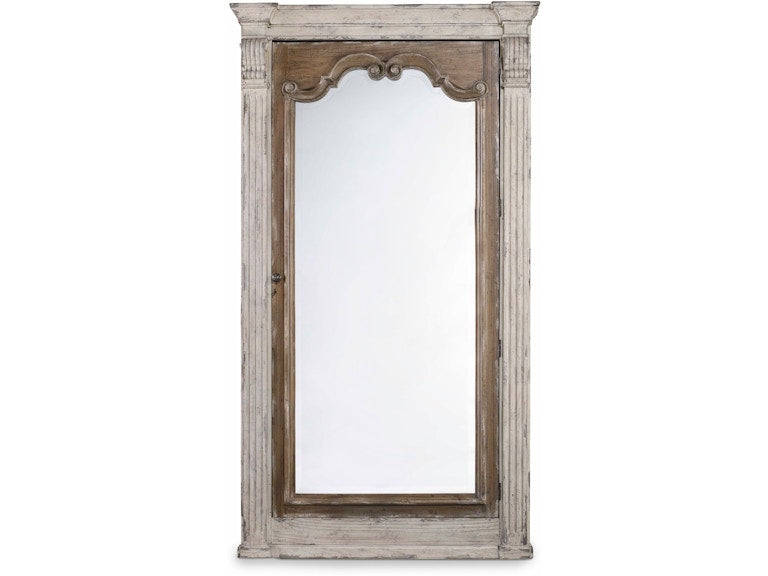 Hooker Furniture Chatelet Floor Mirror w/Jewelry Armoire Storage