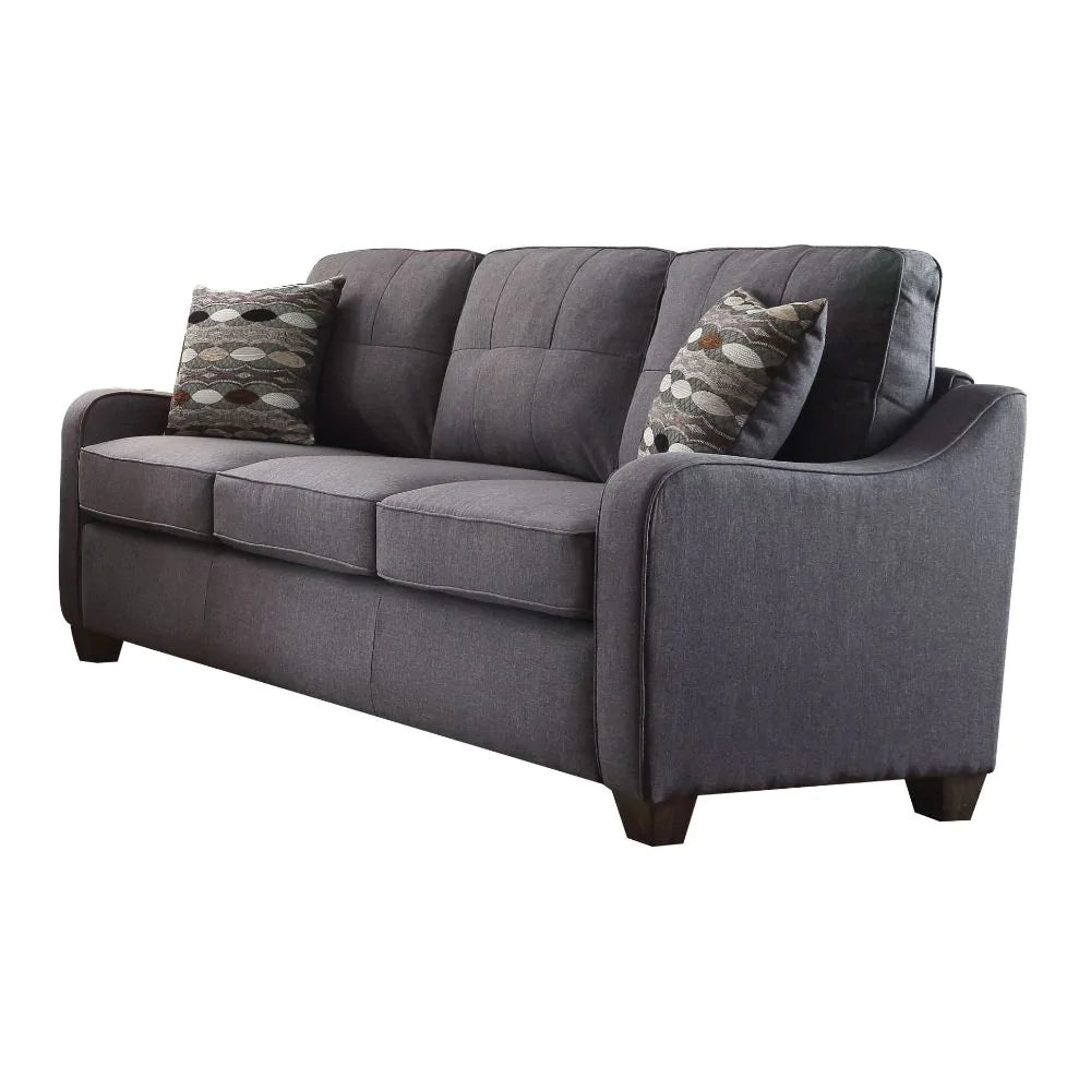 Cleavon II Gray Linen Sofa Model 53790 By ACME Furniture