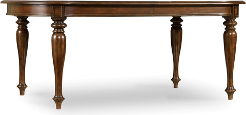 Hooker Furniture Casual Dining Leesburg Leg Table with Two 18'' Leaves