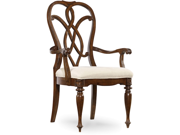 Hooker Furniture Casual Dining Leesburg Splatback Arm Chair - 2 per carton/price ea