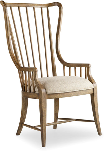 Hooker Furniture Casual Dining Sanctuary Tall Spindle Arm Chair - 2 per carton/price ea