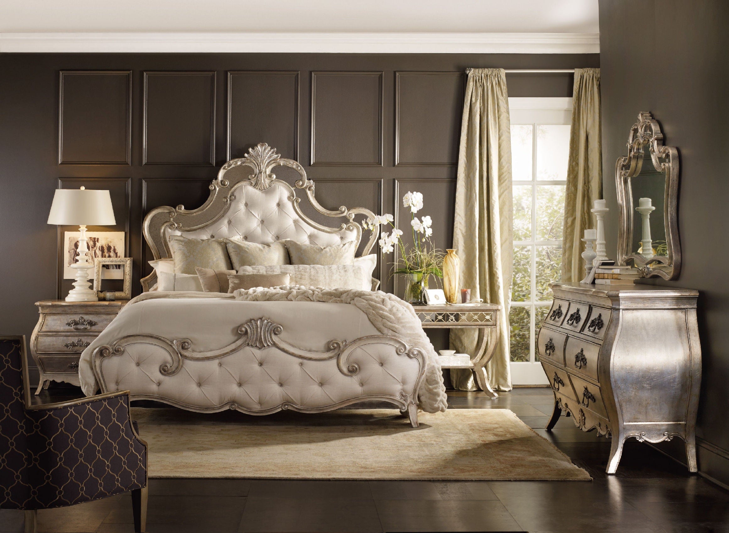 Hooker Furniture Bedroom Sanctuary King Upholstered Bed