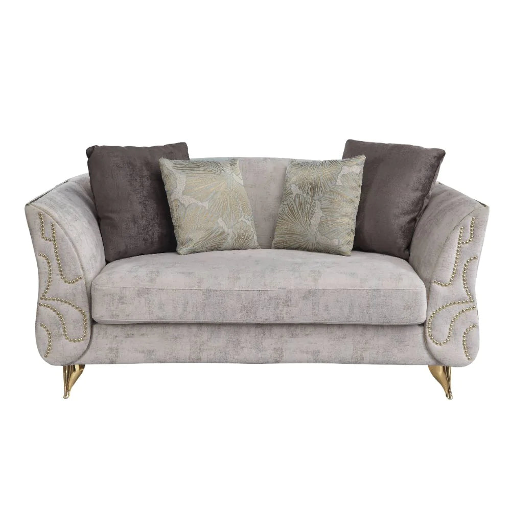Wilder Beige Fabric Loveseat Model 54431 By ACME Furniture