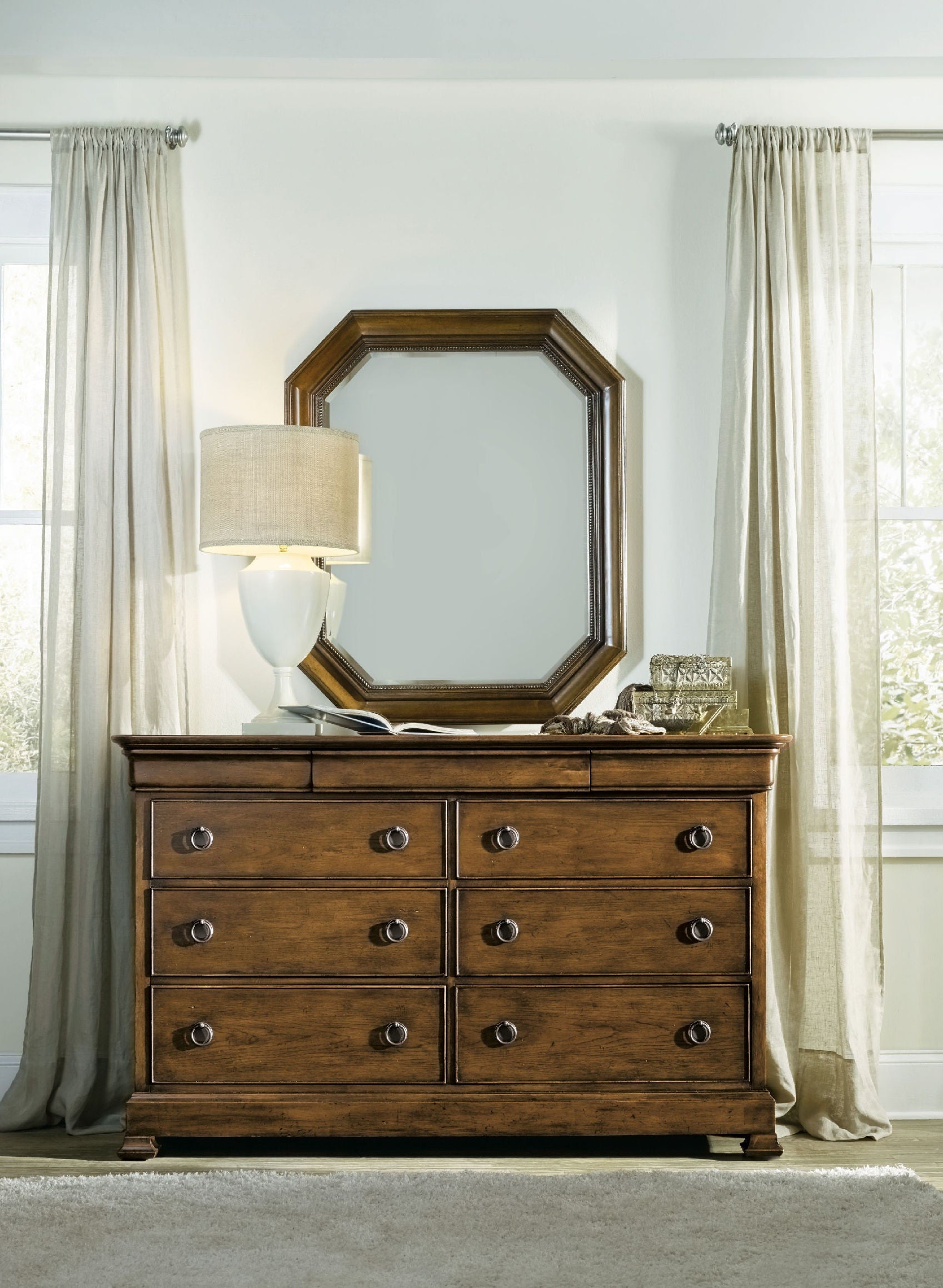 Hooker Furniture Bedroom Archivist Nine-Drawer Dresser