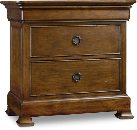 Hooker Furniture Bedroom Archivist Three-Drawer Nightstand