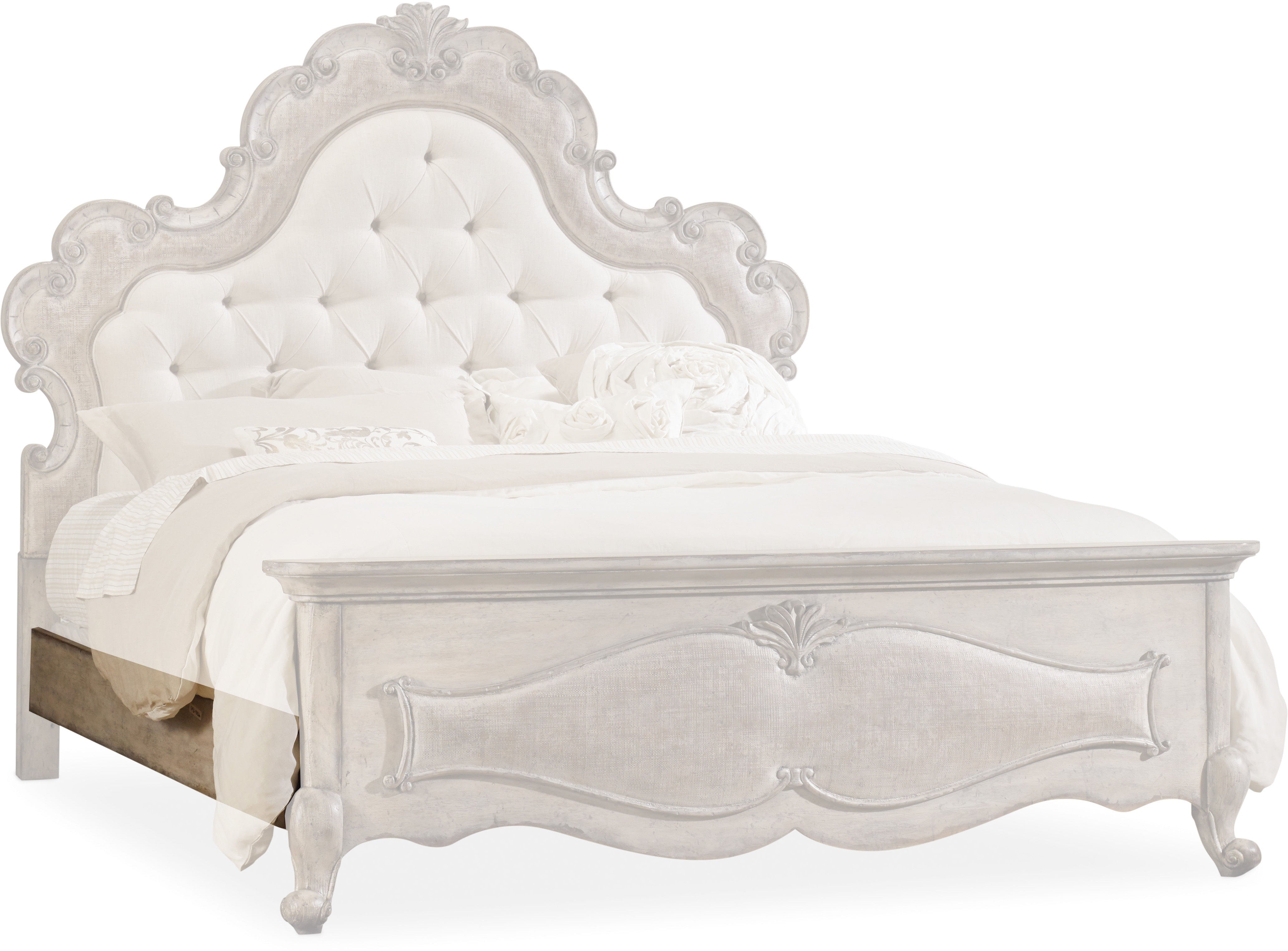 Hooker Furniture Bedroom Chatelet Queen Upholstered Panel Bed