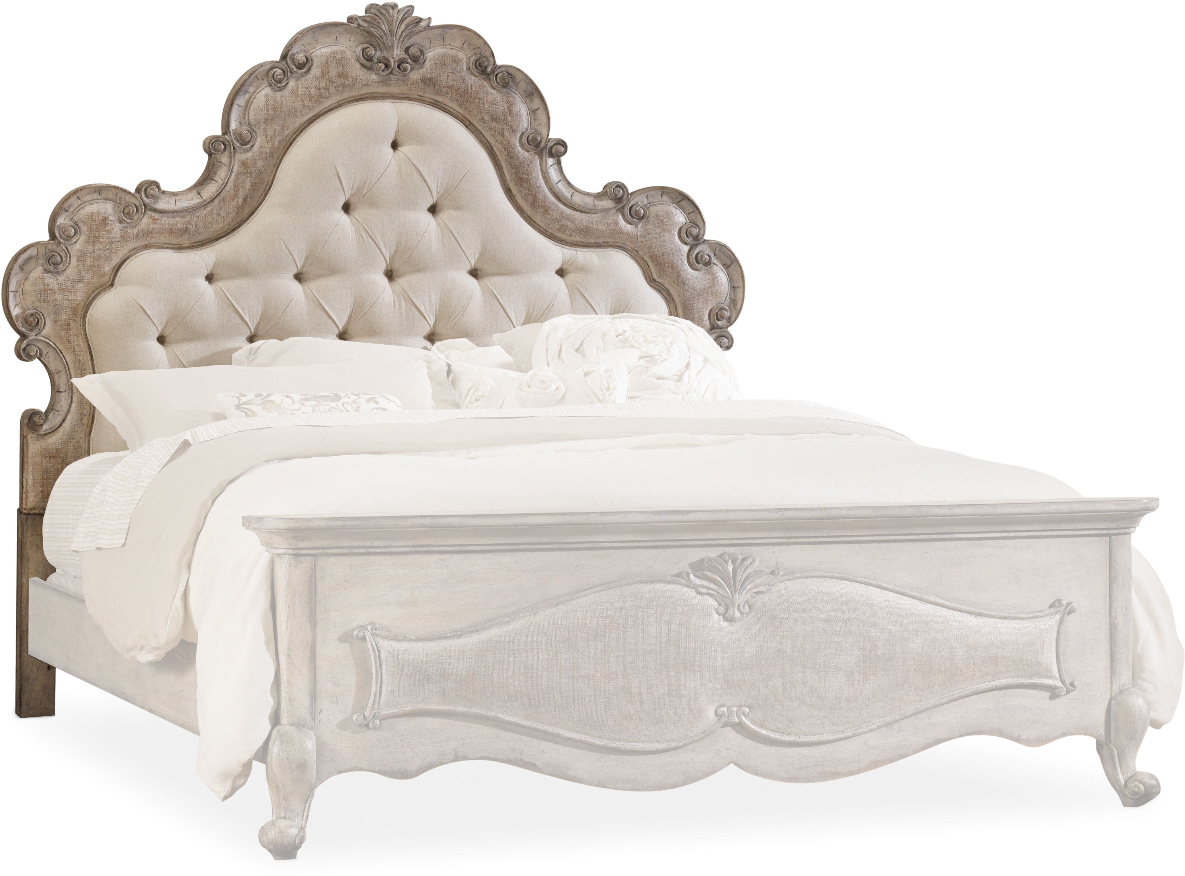 Hooker Furniture Bedroom Chatelet King Upholstered Panel Bed