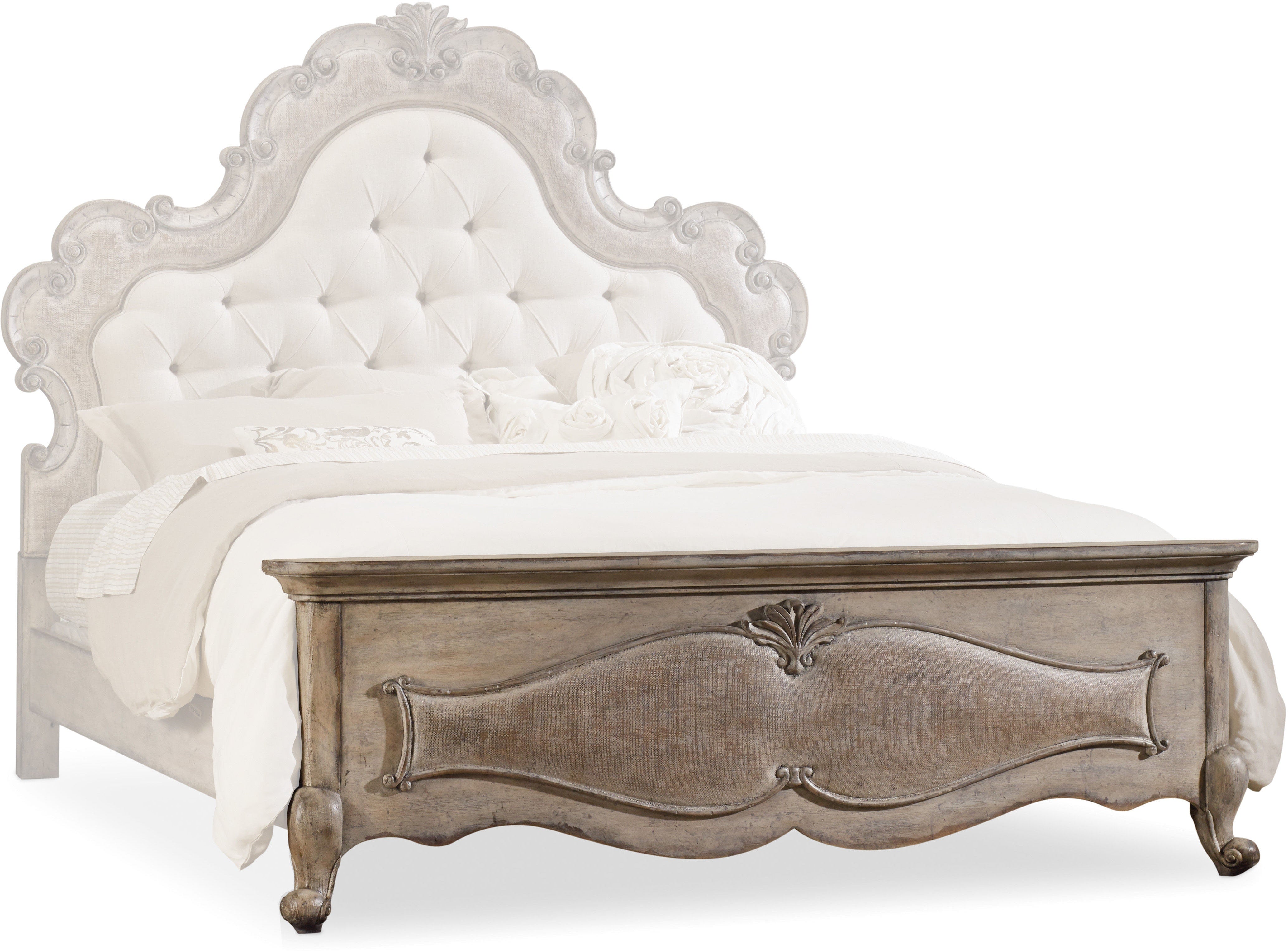 Hooker Furniture Bedroom Chatelet King Upholstered Panel Bed