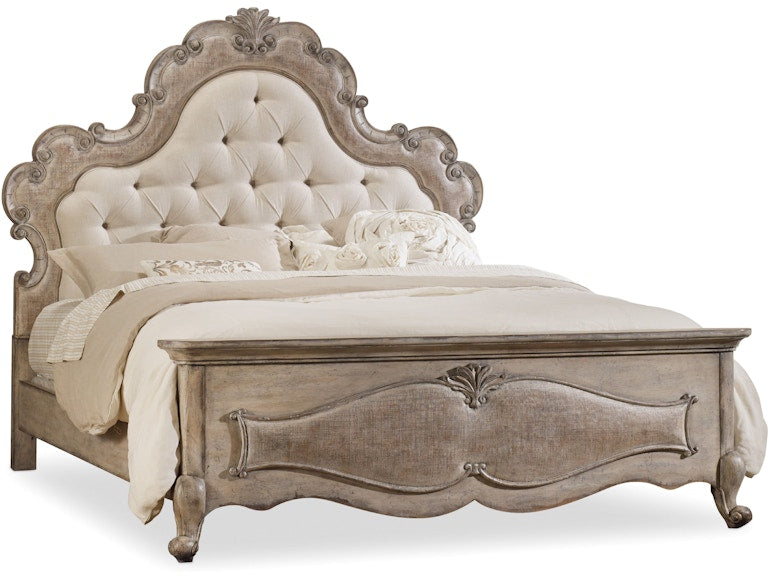 Hooker Furniture Bedroom Chatelet King Upholstered Panel Bed