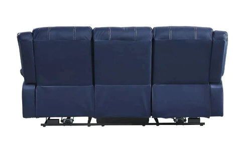 Zuriel Blue PU Recliner Model 54616 By ACME Furniture
