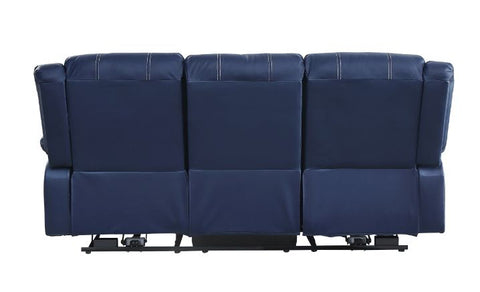 ACME Zuriel Blue PU Zuriel Sofa Model 54615