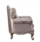 Jayceon Fabric & Champagne Chair Model 54867 By ACME Furniture