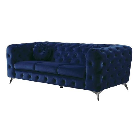 ACME Atronia Blue Velvet Atronia Sofa Model 54900