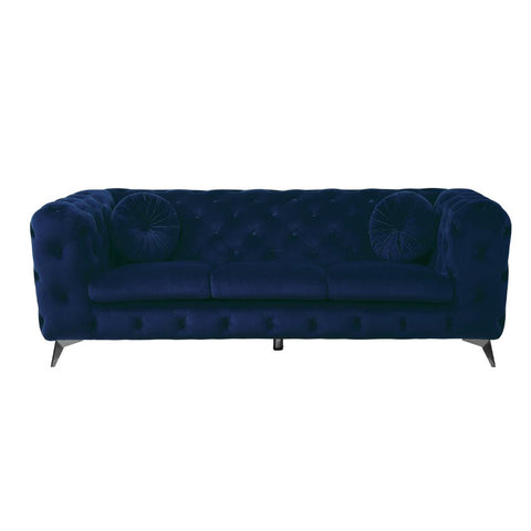 ACME Atronia Blue Velvet Atronia Sofa Model 54900