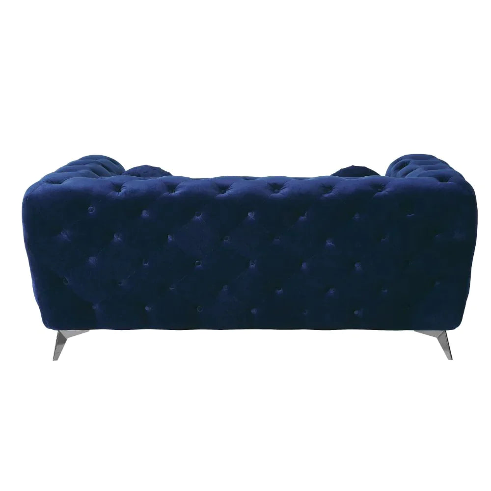 Atronia Blue Fabric Loveseat Model 54901 By ACME Furniture
