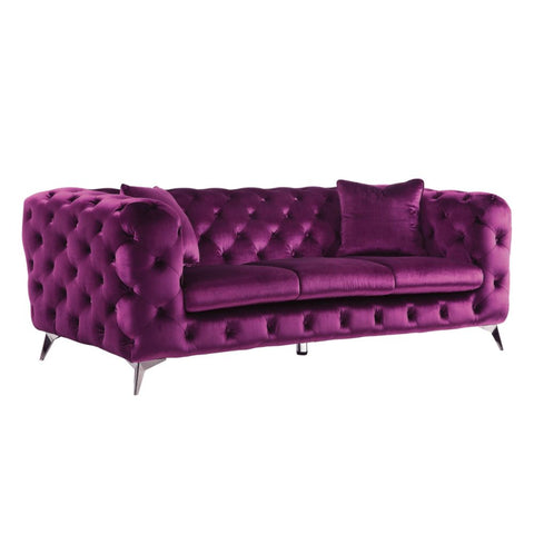 ACME Atronia Purple Velvet Atronia Sofa Model 54905