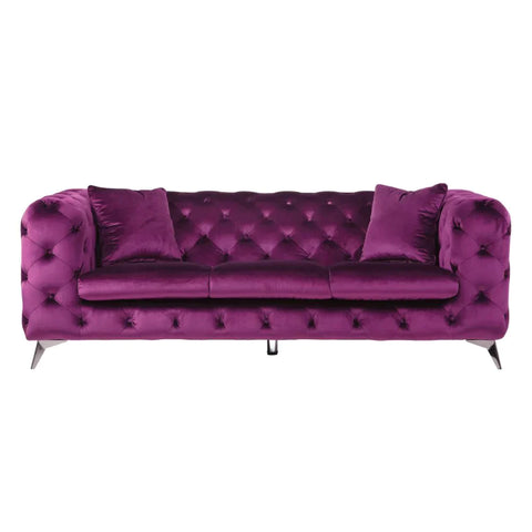 Atronia Purple Fabric Sofa Model 54905 By ACME Furniture
