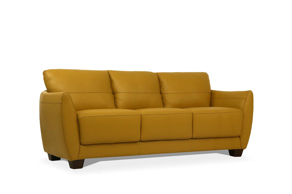 ACME Valeria Mustard Leather Valeria Sofa Model 54945