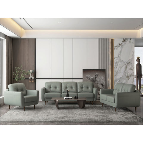 ACME Radwan Pesto Green Leather Radwan Sofa Model 54960