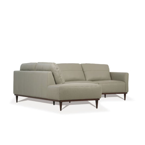 ACME Tampa Airy Green Leather Tampa Sectional Sofa Model 54995