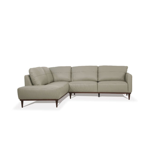 ACME Tampa Airy Green Leather Tampa Sectional Sofa Model 54995