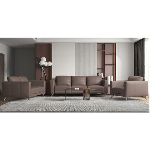 ACME Malaga Taupe Leather Malaga Sofa Model 55000