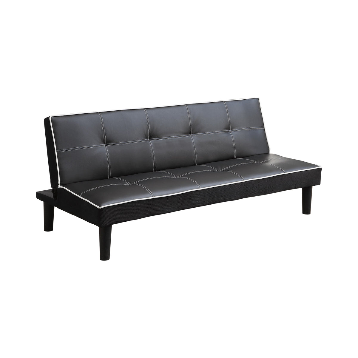 Coaster Katrina Tufted Upholstered Sofa Bed Black Model 550044