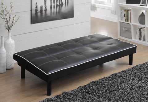 Coaster Katrina Tufted Upholstered Sofa Bed Black Model 550044