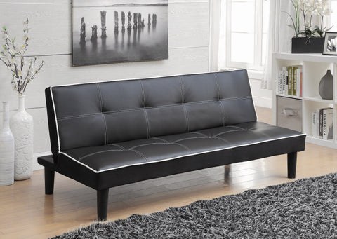 Coaster Katrina Tufted Upholstered Sofa Bed Black Model 550044