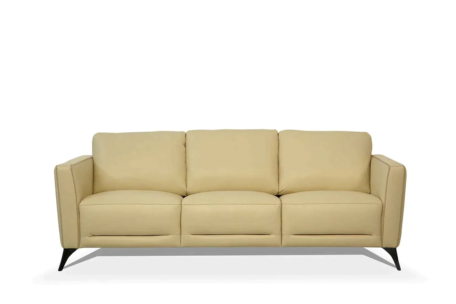 Malaga Cream Leather Sofa Model 55005 By ACME Furniture