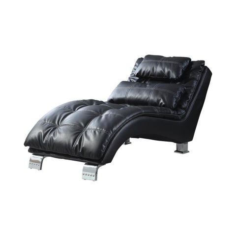 Coaster Dilleston Upholstered Chaise Black Model 550075